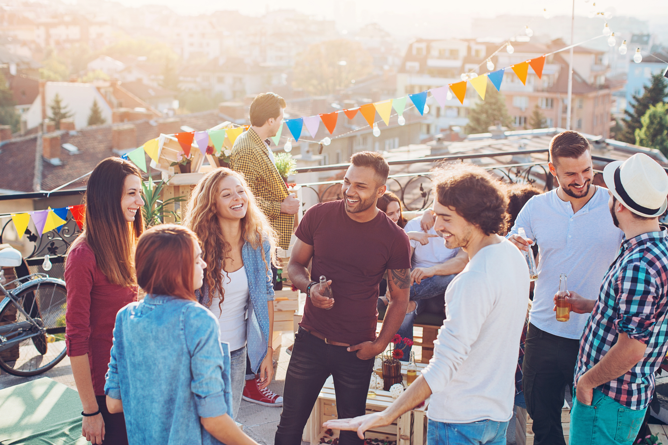 Rooftop party